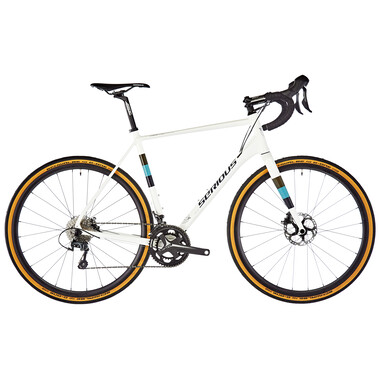 Bicicletta da Gravel SERIOUS GRAFIX COMP Shimano Tiagra 32/48 Bianco 2020 0